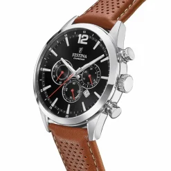 Festina Montre Cuir<Montre F20542-6 TIMELESS CHRONO