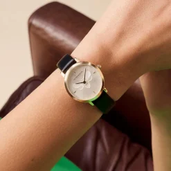 Olivia Burton Montre Cuir<Montre Femme 24000019 - Ob Signature Ultra Slim Bee