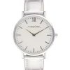 Andreas Osten Montres Montre Cuir|Montre Cuir<Montre Femme Andreas Osten AO-189 - Bracelet Cuir Argent