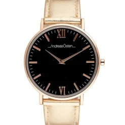 Andreas Osten Montres Montre Cuir|Montre Cuir<Montre Femme Andreas Osten AO-187 - Bracelet Cuir Doré