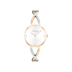 Calvin Klein Montres Montre Acier<Montre Femme Sculpted Embrace - 25100060 Bracelet Acier Doré rose