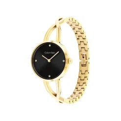 Calvin Klein Montres Montre Acier<Montre Femme Sculpted Embrace - 25100059 Bracelet Acier Doré