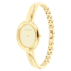Calvin Klein Montres Montre Acier<Montre Femme Twisted Bezel - 25100056 Bracelet Acier Doré