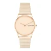 Calvin Klein Montres Montre Acier<Montre Femme Ck Feel - 25100036 Bracelet Acier Doré rose