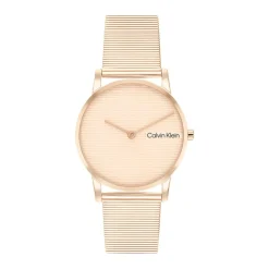 Calvin Klein Montres Montre Acier<Montre Femme Ck Feel - 25100036 Bracelet Acier Doré rose
