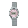 Casio Montre Acier<Montre Femme - LA700WEM-4AEF Bracelet Acier Argent