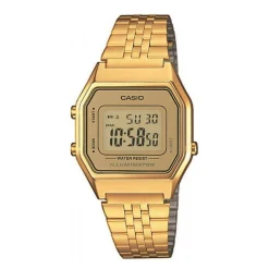 Casio Montre Acier<Montre Femme Vintage LA680WEGA-9ER - Bracelet Acier Doré