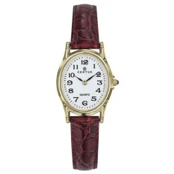 Certus Montre Cuir<Montre Femme 646448 - Bracelet Cuir Rouge