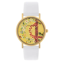 Christian Lacroix Montres Montre Cuir<Montre Femme Spring Labyrinth - CLW907 Bracelet Cuir Blanc