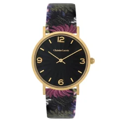 Christian Lacroix Montres Montre Cuir<Montre Femme Belorizonte - CLW812 Bracelet Cuir Noir