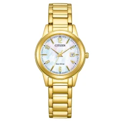 Citizen Montre Acier<Montre Femme Platform Fe1242­78D - Bracelet Acier Doré