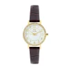 Clyda Montre Cuir<Montre Femme Justine - CLA826DWR Bracelet Cuir Marron