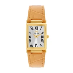 Clyda Montre Cuir<Montre Femme Laure - CLA823DAR Bracelet Cuir Marron