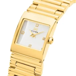 Clyda Montre Acier<Montre Femme Louise - CLA830DWD Bracelet Acier Doré