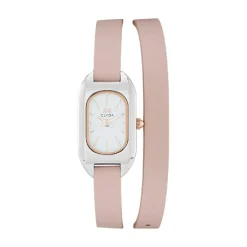 Clyda Montre Cuir<Montre Femme Venus - CLA827AWS Bracelet Cuir Rose