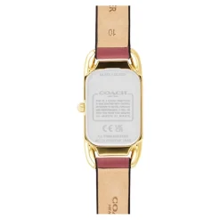 Coach Montre Cuir<Montre Femme Cadie - 14504117 Bracelet Cuir Rose
