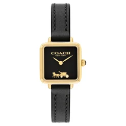 Coach Montre Cuir<Montre Femme Cass - 14504225 Bracelet Cuir Noir