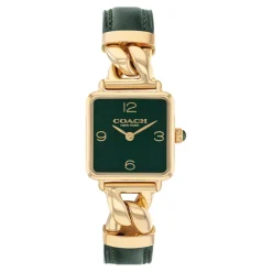 Coach Montre Cuir<Montre Femme Cass - 14504557 Bracelet Cuir Doré
