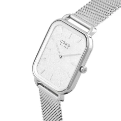 COMO MILANO Montre Acier<Montre Femme Square - CM072-101-1S-10 Bracelet Acier Argent