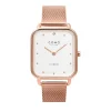 COMO MILANO Montre Acier<Montre Femme Square - CM072-304-1RG-30 Bracelet Acier Rose