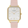 COMO MILANO Montre Cuir<Montre Femme Square - CM072-204-2PPK Bracelet Cuir Rose