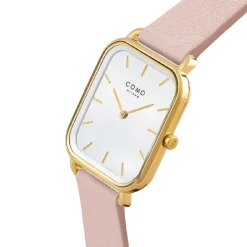 COMO MILANO Montre Cuir<Montre Femme Square - CM072-204-2PPK Bracelet Cuir Rose