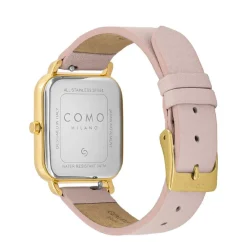 COMO MILANO Montre Cuir<Montre Femme Square - CM072-204-2PPK Bracelet Cuir Rose