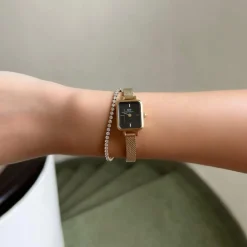 Daniel Wellington Montres Montre Acier<Montre Femme Daniel Wellington Evergold - DW00100652 Bracelet Acier Doré