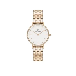 Daniel Wellington Montres Montre Acier<Montre Femme Daniel Wellington 5-Link Bezel - DW00100666 Bracelet Acier Doré Rose