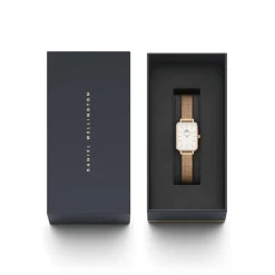 Daniel Wellington Montres Montre Acier<Montre Femme Daniel Wellington Pressed Melrose - DW00100431 Bracelet Acier Doré Rose