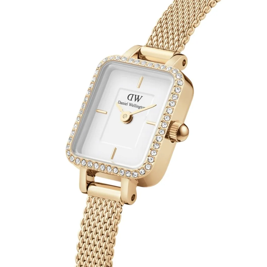 Daniel Wellington Montres Montre Acier<Montre Femme Daniel Wellington Quadro Mini Bezel-DW00100730