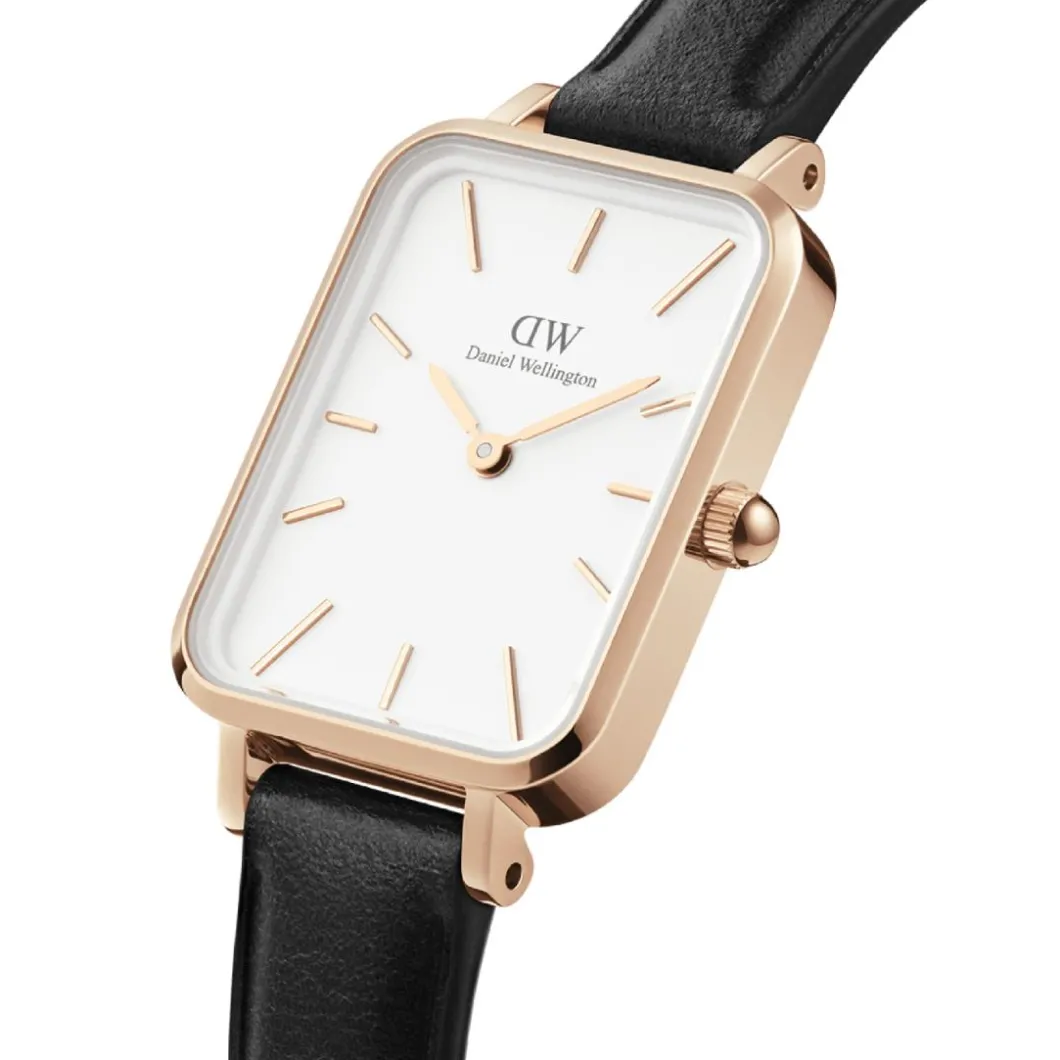 Daniel Wellington Montres Montre Cuir<Montre Femme Daniel Wellington Pressed Sheffield - DW00100434 Bracelet Cuir Noir