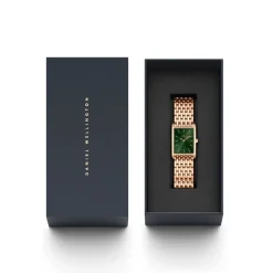 Daniel Wellington Montres Montre Acier<Montre Femme Daniel Wellington 9-Link - DW00100704 Bracelet Acier Doré Rose