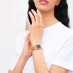 Daniel Wellington Montres Montre Acier<Montre Femme Daniel Wellington 9-Link - DW00100704 Bracelet Acier Doré Rose