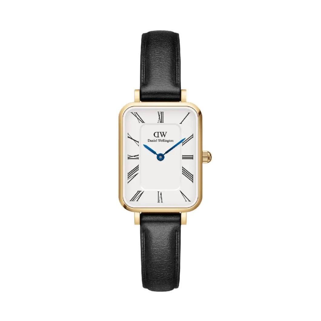 Daniel Wellington Montres Montre Cuir<Montre Femme Daniel Wellington Roman Numerals - DW00100692 Bracelet Cuir Noir