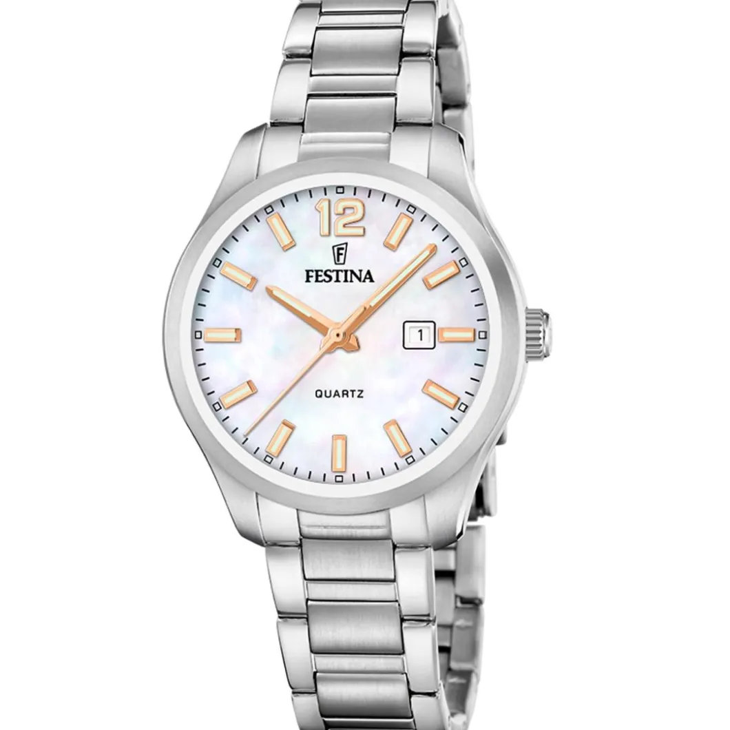Festina Montre Acier<Montre Femme Acero Clasico - F20737-6 Bracelet Acier Argent