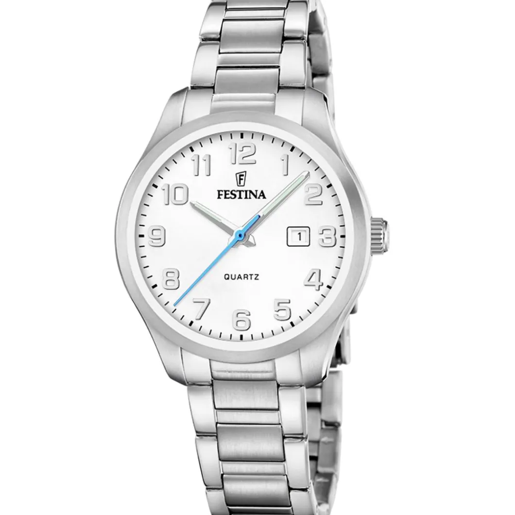 Festina Montre Acier<Montre Femme Acero Clasico - F20737-1 Bracelet Acier Argent