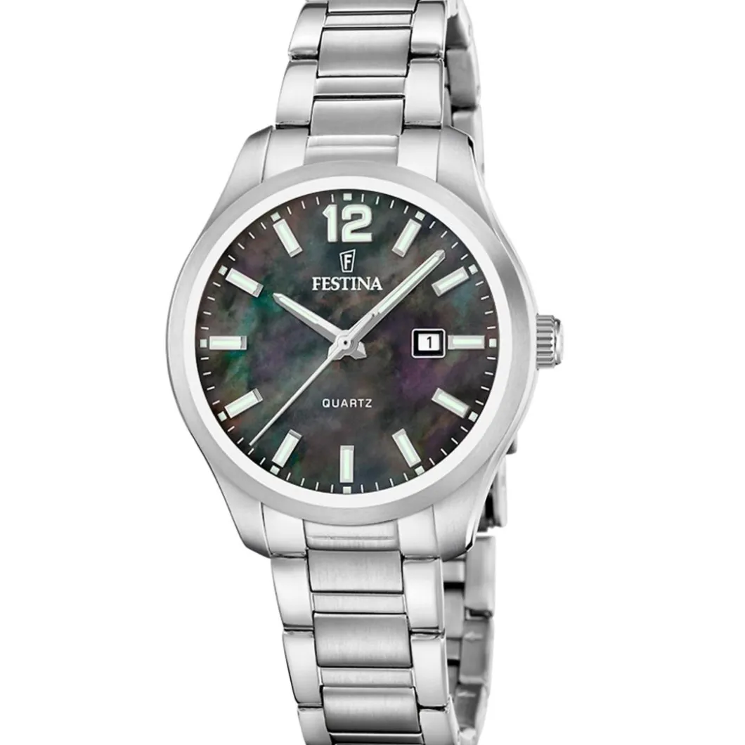 Festina Montre Acier<Montre Femme Acero Clasico - F20737-7 Bracelet Acier Argent