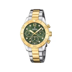 Festina Montre Acier<Montre Femme Boyfriend Collection - F20604-2 Bracelet Acier Bicolore