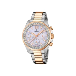 Festina Montre Acier<Montre Femme Boyfriend Collection - F20608-3 Bracelet Acier Bicolore