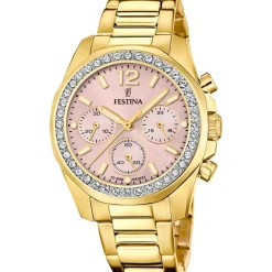 Festina Montre Acier<Montre Femme Boyfriend Collection - F20609-4 Bracelet Acier Doré