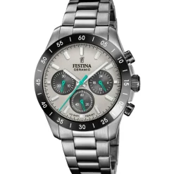 Festina Montre Acier<Montre Femme Ceramic - F20703-1 Bracelet Acier Gris