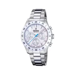 Festina Montre Acier<Montre Femme Ceramic - F20693-1 Bracelet Acier Argent