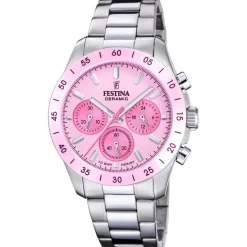 Festina Montre Acier<Montre Femme Ceramic - F20693-2 Bracelet Acier Argent