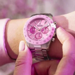 Festina Montre Acier<Montre Femme Ceramic - F20693-2 Bracelet Acier Argent