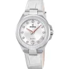 Festina Montre Cuir<Montre Femme Mademoiselle - F20701-1 Bracelet Cuir Blanc
