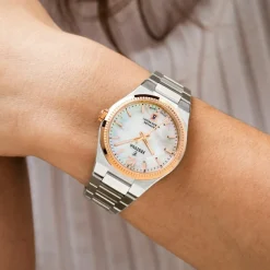 Festina Swiss Made Montre Acier<Montre femme Rive Collection - F20066-1 Bracelet Acier Argent