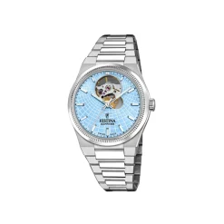 Festina Swiss Made Montre Automatique<Montre femme Automatic - F20054-4 Bracelet Acier Argent