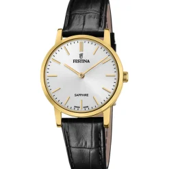 Festina Swiss Made Montre Cuir<Montre Femme Classiques Cuir - F20017-1 Bracelet Cuir Noir