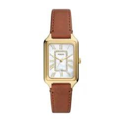 Fossil Montres Montre Cuir<Montre femme Fossil ES5307 - Bracelet Cuir Marron